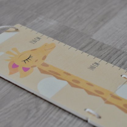 Toise girafe en bois